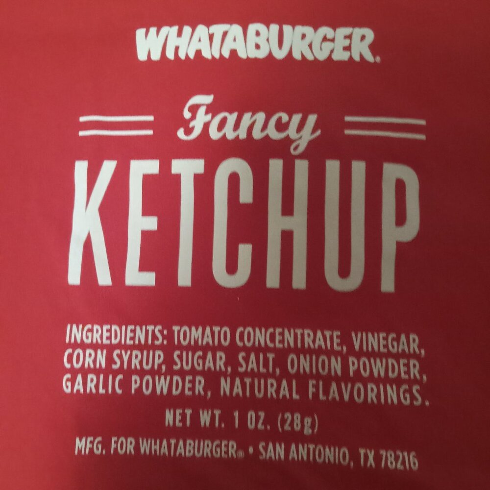 WHATABURGER FANCY KETCHUP UNISEX TEE SIZE-XXL